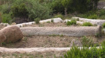 Colonne antiche cave granito